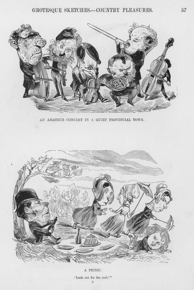 Sketches Humorous and Groteque od Gustava Dore (rytina) od Gustave Dore