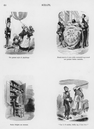 Sketches Humorous and Groteque od Gustava Dore (rytina) od Gustave Dore