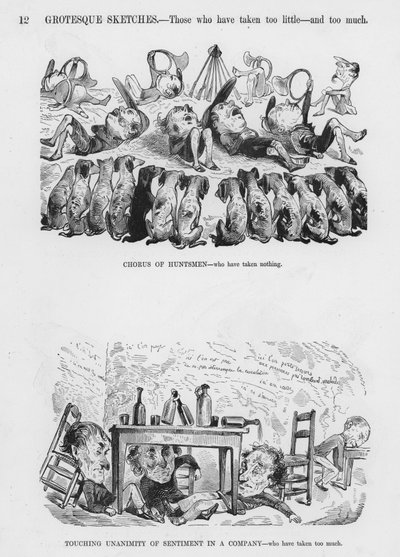 Sketches Humorous and Groteque od Gustava Dore (rytina) od Gustave Dore