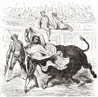 Španělsko. Z knihy Život a vzpomínky Gustava Doreho, vydané v roce 1885. od Gustave Dore