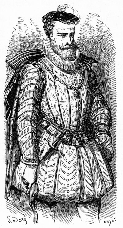 Sully (Maxmilián z Bethune, baron de Rosny, vévoda ze Sully) od Gustave Dore
