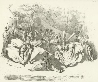 O deset let později aneb změna módy 1840 (hlubotisk) od Gustave Dore