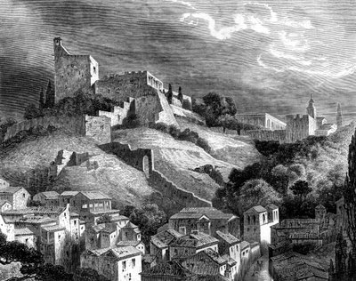 Alhambra, Granada, jižní Španělsko, 19. století od Gustave Dore