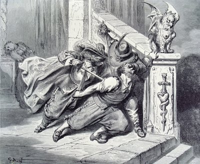 The Death of Bluebeard, ilustrace k 
