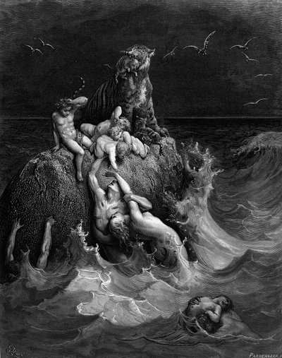 Potopa, 1866. od Gustave Dore