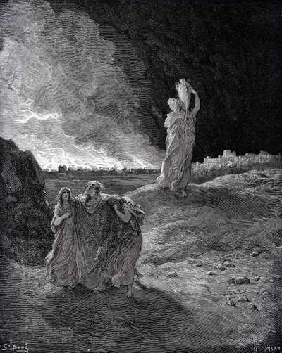 Zkáza Sodomy od Gustave Dore
