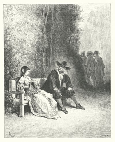 La Fontainovy bajky: (rytina) od Gustave Dore