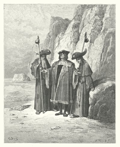 La Fontainovy bajky: (rytina) od Gustave Dore