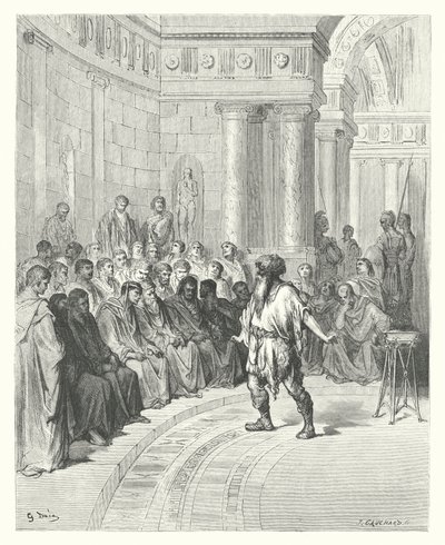 La Fontainovy bajky: (rytina) od Gustave Dore