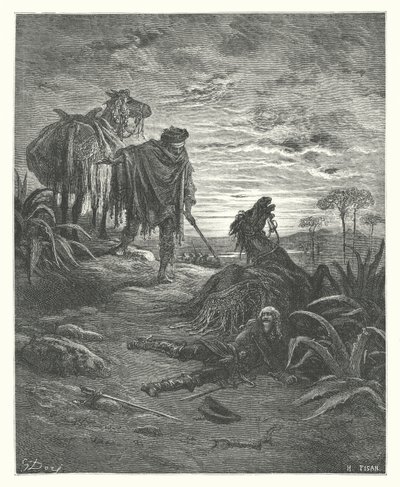 La Fontainovy bajky: (rytina) od Gustave Dore