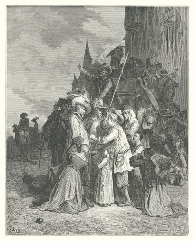 La Fontainovy bajky: (rytina). od Gustave Dore