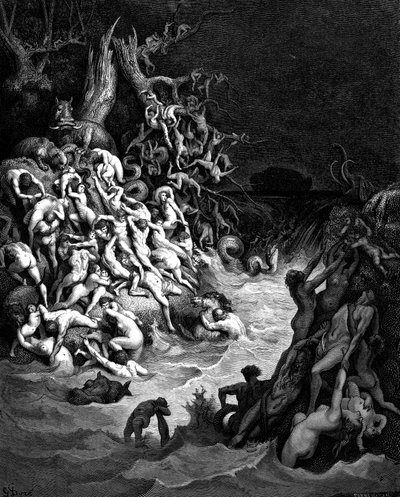 Potopa, 1866 od Gustave Dore