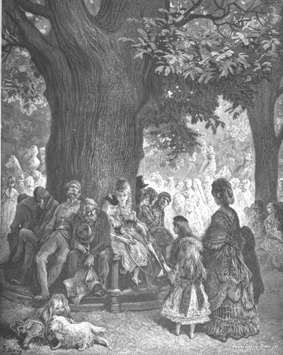 „Velký strom – Kensingtonské zahrady“, 1872. od Gustave Dore