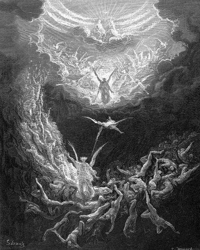 Poslední soud, 1865-1866 od Gustave Dore