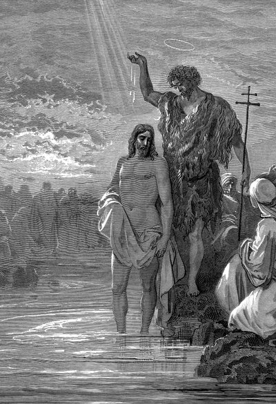 Křest Kristův, 1. století, 1865-1866 od Gustave Dore