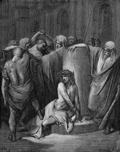 Bičování Krista od Gustave Dore