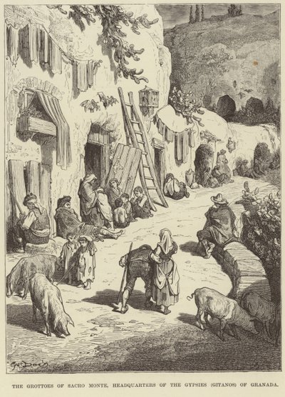 Jeskyně Sacro Monte od Gustave Dore