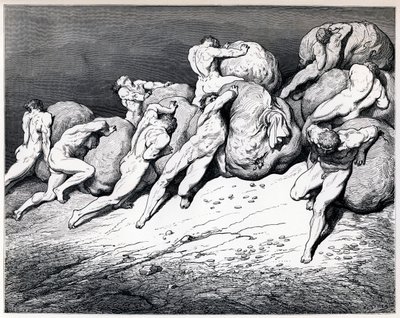 Shromažďovatelé a plýtvači, 1857. od Gustave Dore