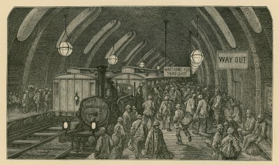 Dělnický vlak (rytina) od Gustave Dore