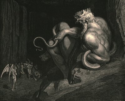 Tam stojí Minos, c1890. od Gustave Dore