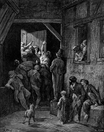 Vyhoďte ho, Ratcliff od Gustava Doré od Gustave Dore