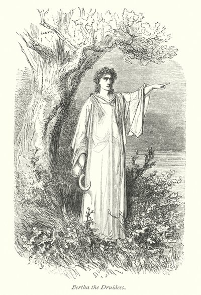 Windsorský les (rytina) od Gustave Dore