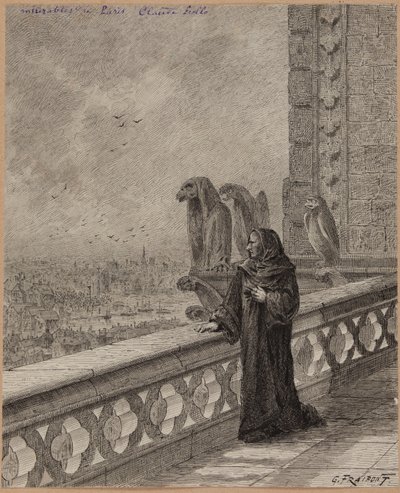 Claude Frollo. od Gustave Fraipont
