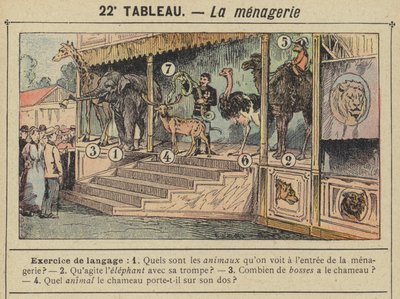 La zvěřinec (barevné lito) od Gustave Fraipont
