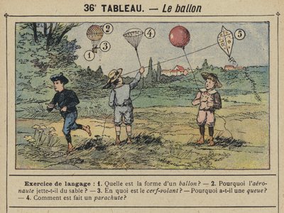 Le balloon (barevní členové) od Gustave Fraipont