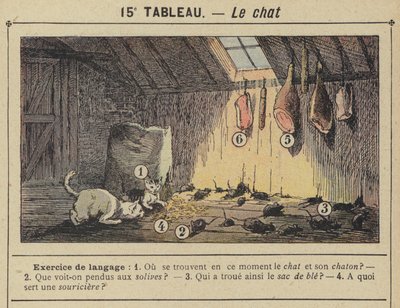 Le chat (barva lito) od Gustave Fraipont
