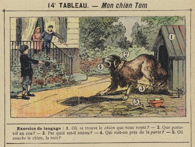 Můj pes Tom (barva litho) od Gustave Fraipont
