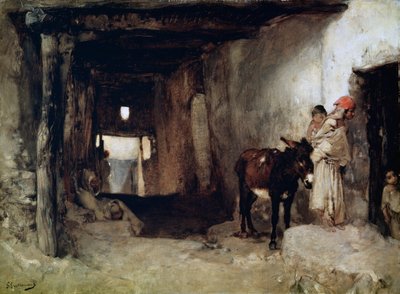 Dům na Sahaře, 80. léta 19. století. od Gustave Guillaumet