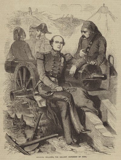 Generál Williams, statečný obránce Karsu od Gustave Janet
