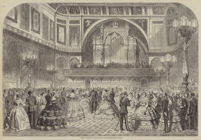 Státní ples Jejího Veličenstva v Buckinghamském paláci od Gustave Janet