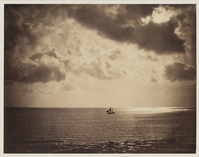Brig on the Water, 1856 od Gustave Le Gray