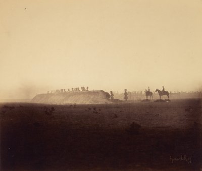 Manévry kavalerie, 3. října od Gustave Le Gray