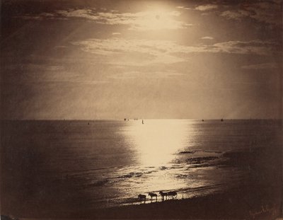 Le Soleil au Zénith - Océan / Slunce v Zenitu, Normandie od Gustave Le Gray