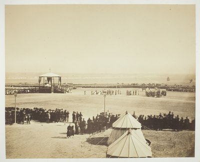 Mše, Camp de Chalons, 1857. od Gustave Le Gray