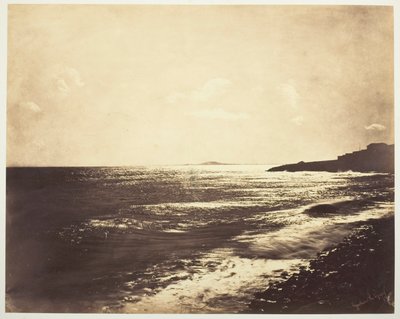 Středozemní moře s horou Agde od Gustave Le Gray