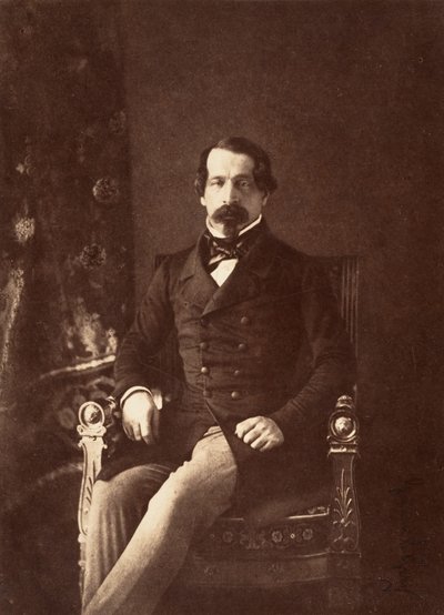 Portrét Louis-Napoleon Bonaparte jako princ-prezident, 1852. od Gustave Le Gray