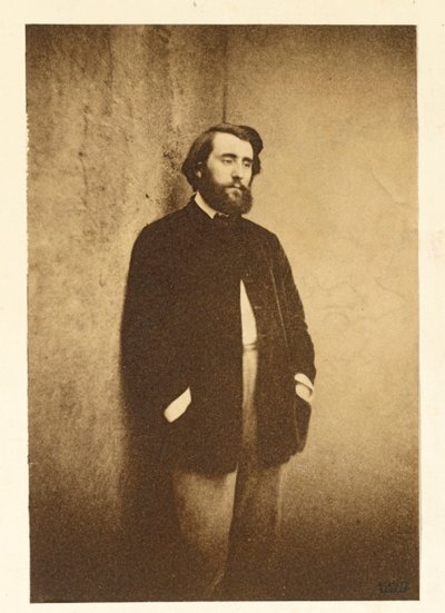 Portrét Edmonda Cottineta 1824-1895, c. 1848-50. od Gustave Le Gray