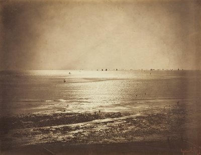 Přímořská krajina, Normandie, 185657. od Gustave Le Gray