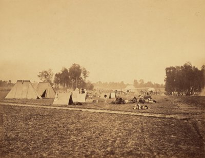 [Stany a vojenské vybavení, Camp de Chalons] od Gustave Le Gray