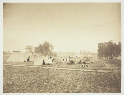 Stany a vojenské vybavení, Camp de Châlons, 1857. od Gustave Le Gray
