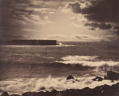 [Velká vlna, Sète], 1857. od Gustave Le Gray