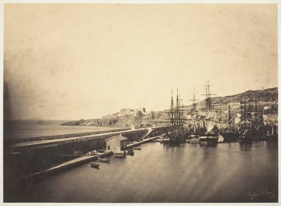 Molo v Sète, 1857. od Gustave Le Gray