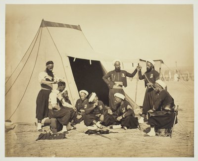 Bez názvu (Zouaves) od Gustave Le Gray