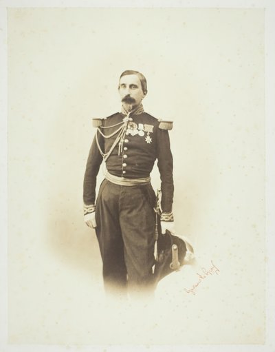 Bez názvu [francouzský důstojník], 1857. od Gustave Le Gray