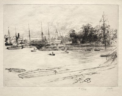 Semaforská zahrada. od Gustave Leheutre