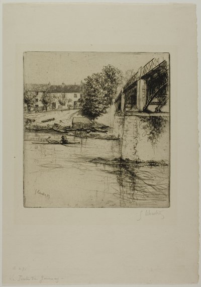 Most ve Fournay, ze strany od Gustave Leheutre